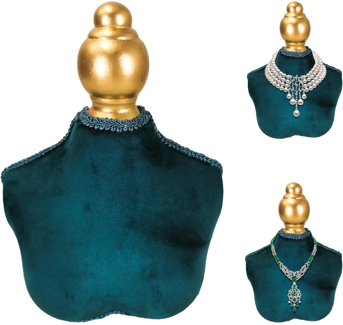 Omgoods - Elegante Houten Necklace Stand voor Sieraden