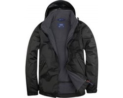 Uneek UC620 Premium Outdoor Jacket-Grijs/zwart-XL