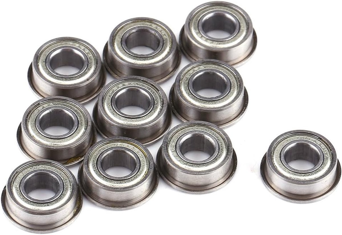 Lagers, F686ZZ Mini Metaal Staal Dubbel Afgeschermde Flenskogellagers 6 * 13 * 5mm 10st
