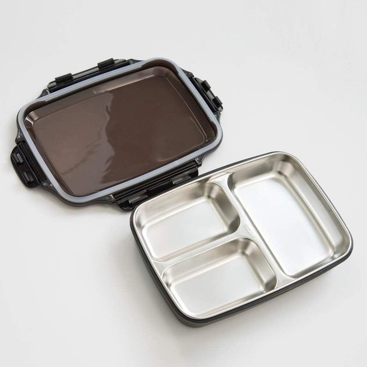 Thermos Lunchbox - Voedselcontainer Warmhoudbox - Lunch Meenemen - Lekvrij Ontwerp - 1500 Grams - Bruin