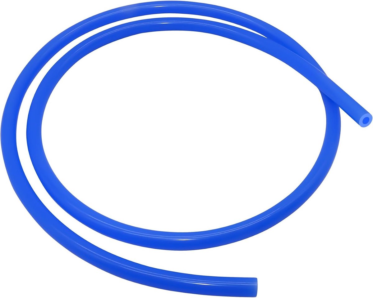 vacuümslang 8 mm binnendiameter 14 mm buitendiameter 3 mm wanddikte 1,5 meter (4,9 voet), siliconen vacuümslang voor motor (blauw)