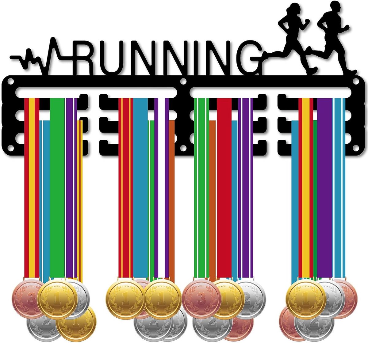 Loopmedaillehouder Medaillehangers Medaillerek Weergave Marathon