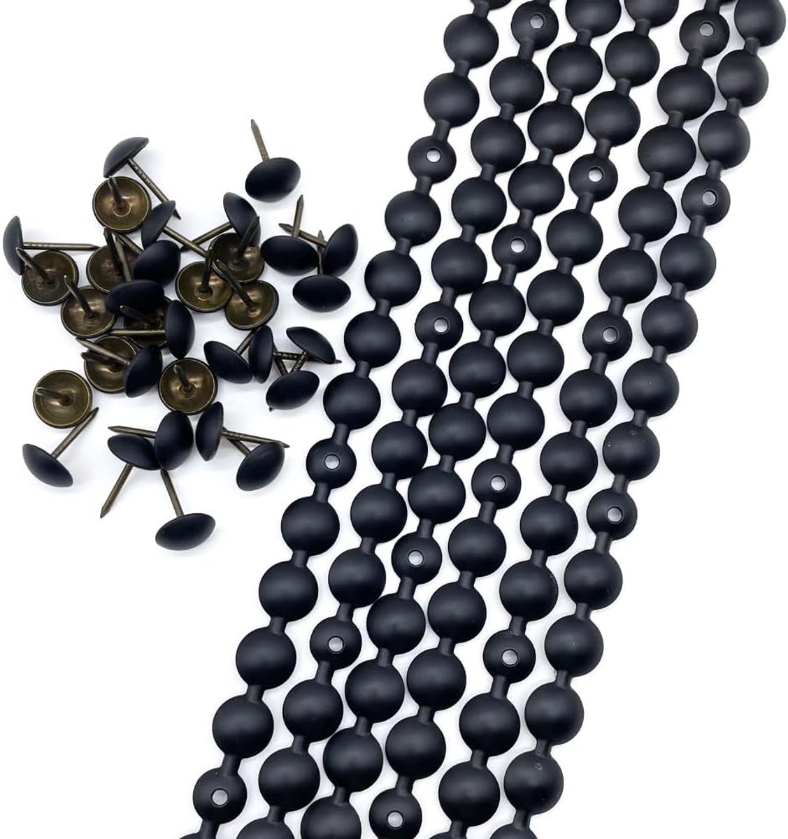 Decorate 5 meter Bekleding Tacks Strips Gouden, Decoratieve