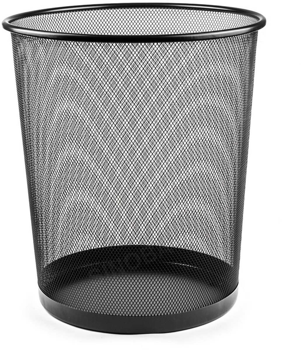 Afvalbak 18L - Stalen draad - Tijdloos design - Perfect voor kantoor - ShopVlot