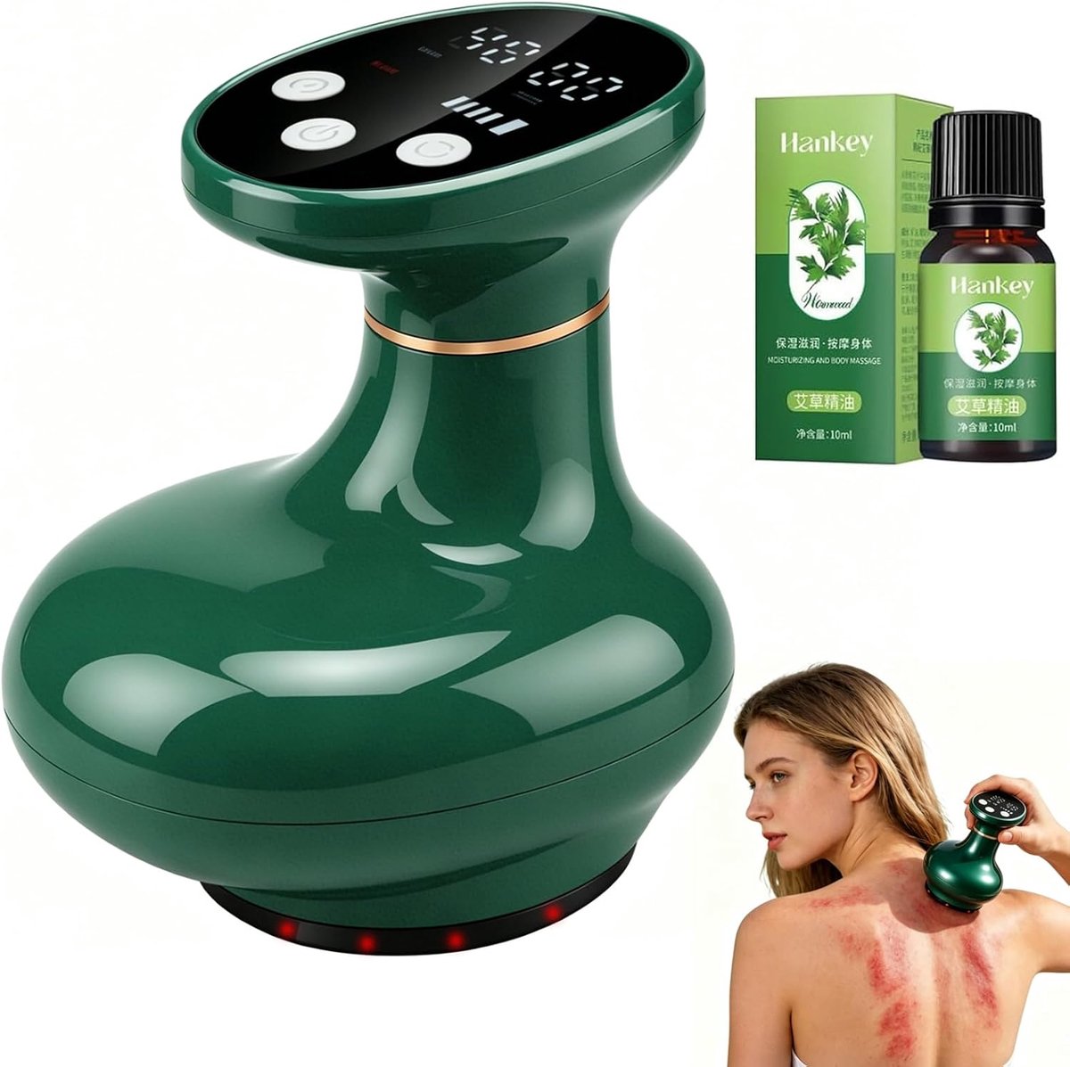 Anti-Cellulite Massager 4-in-1 - Elektrisch met warmtestanden - Strakkere huid - Voor ontspanning thuis - ShopVlot