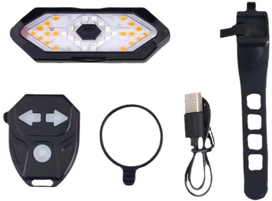 Fiets Richtingaanwijzers - Fiets Achterlicht LED - met Luidspreker - Waterdicht - USB-opladen — afbeelding 2