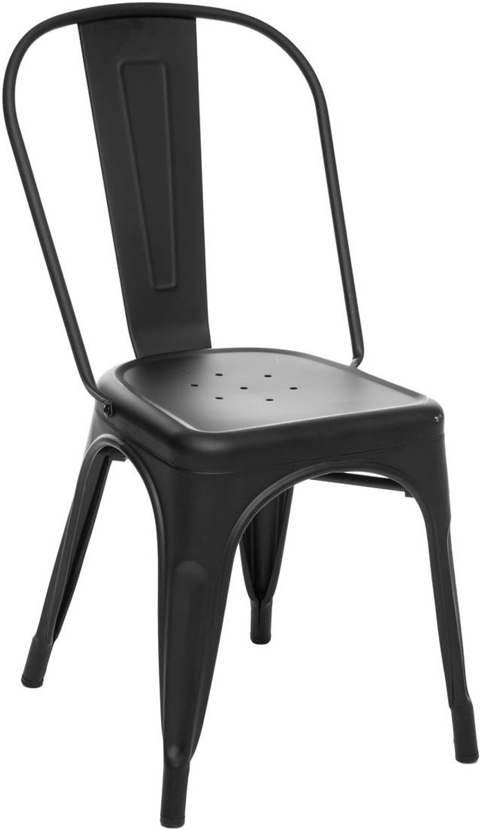 Retro metalen stoel NIKO