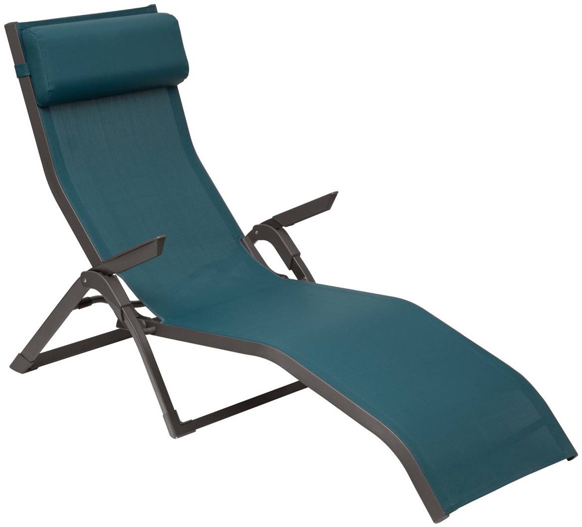Opvouwbare aluminium tuinstoel met 2 standen DECIMA
