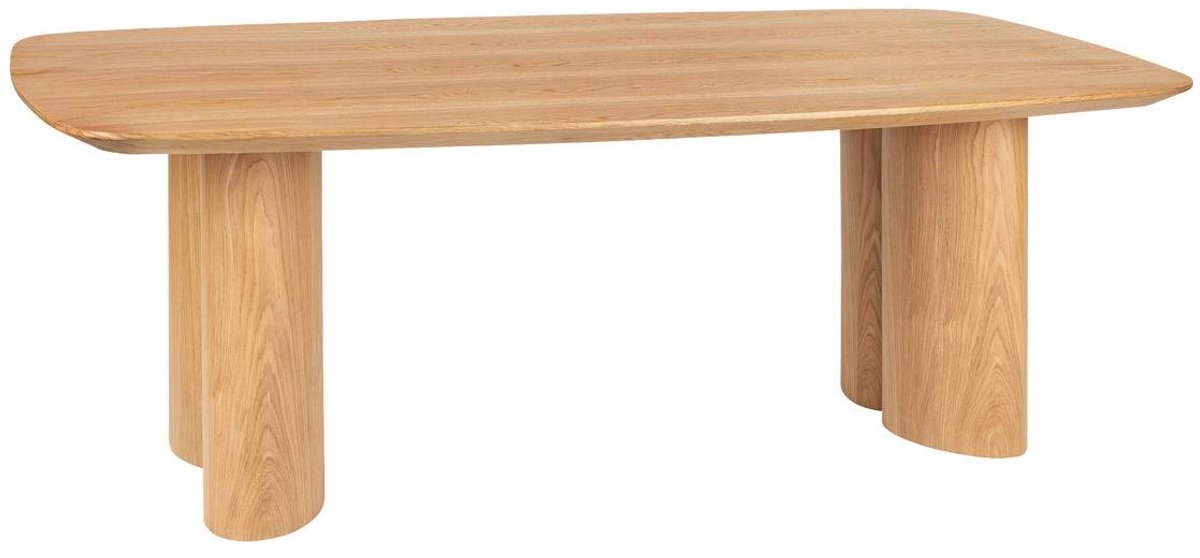 Atmosphera Créateur d'intérieur® Houten eettafel voor 8 personen ALIONA Beige