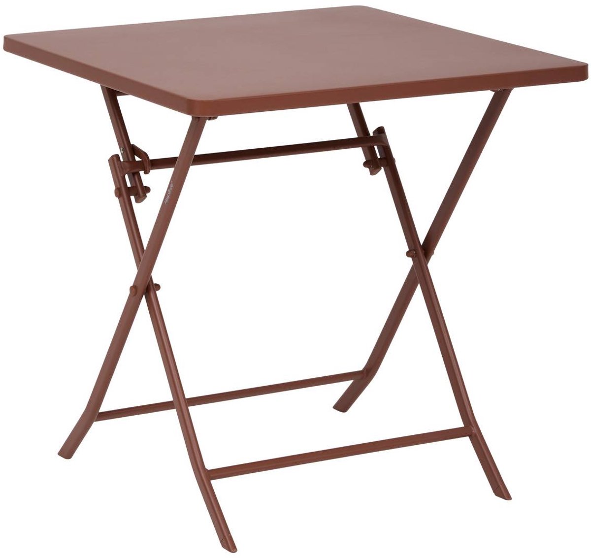 Vierkante opvouwbare tuintafel voor 2 personen van staal, model GREENSBORO