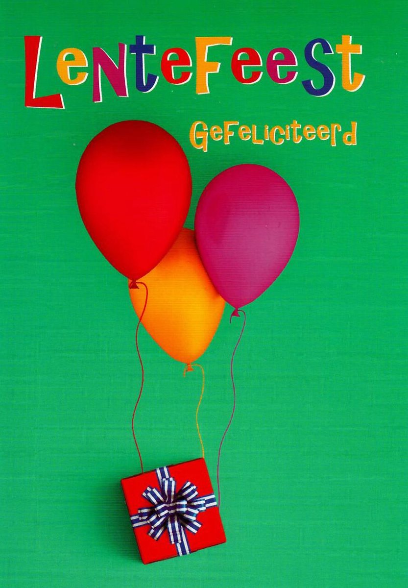 Lentefeest kaart | Wenskaart | 10 stuks | Lentefeest, gefeliciteerd