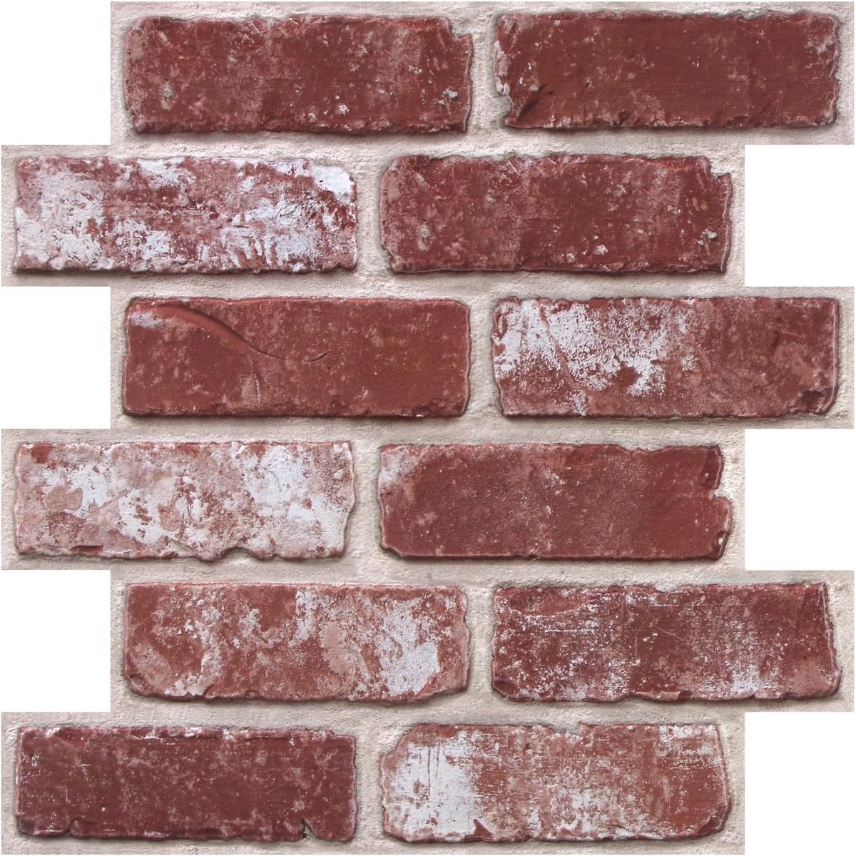 Commomy 3D Wall Panels, Self-Adhesive Stone Look, Pack of 10, 30 x 30 cm Wall Cladding, Self-Adhesive Waterproof, PVC - ShopVlot