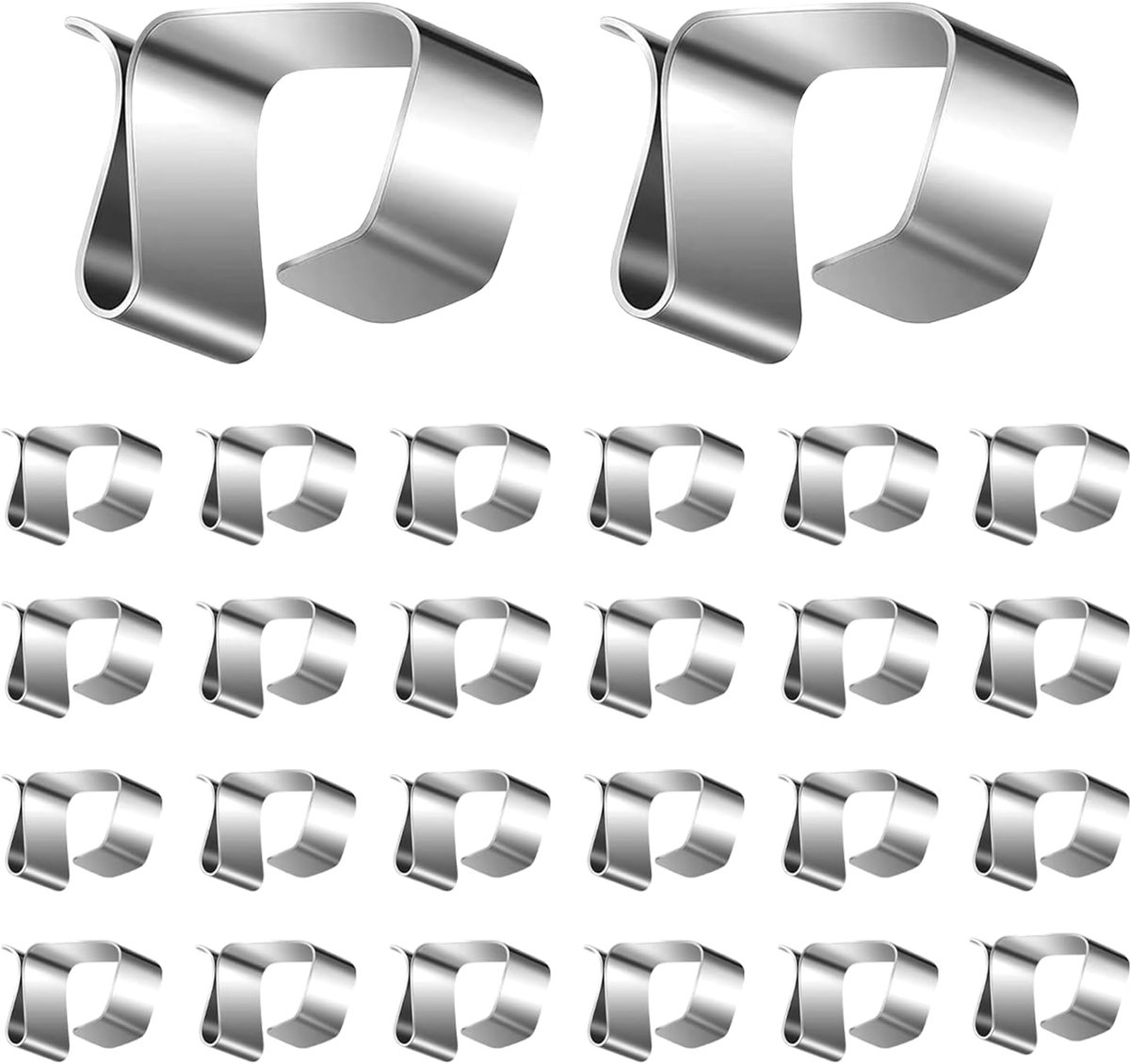 60pcs Metal Gutter Hooks, Metal Gutter Hooks for Lighting, Outdoor Lighting Gutter Hooks, Christmas Lights Gutter - ShopVlot