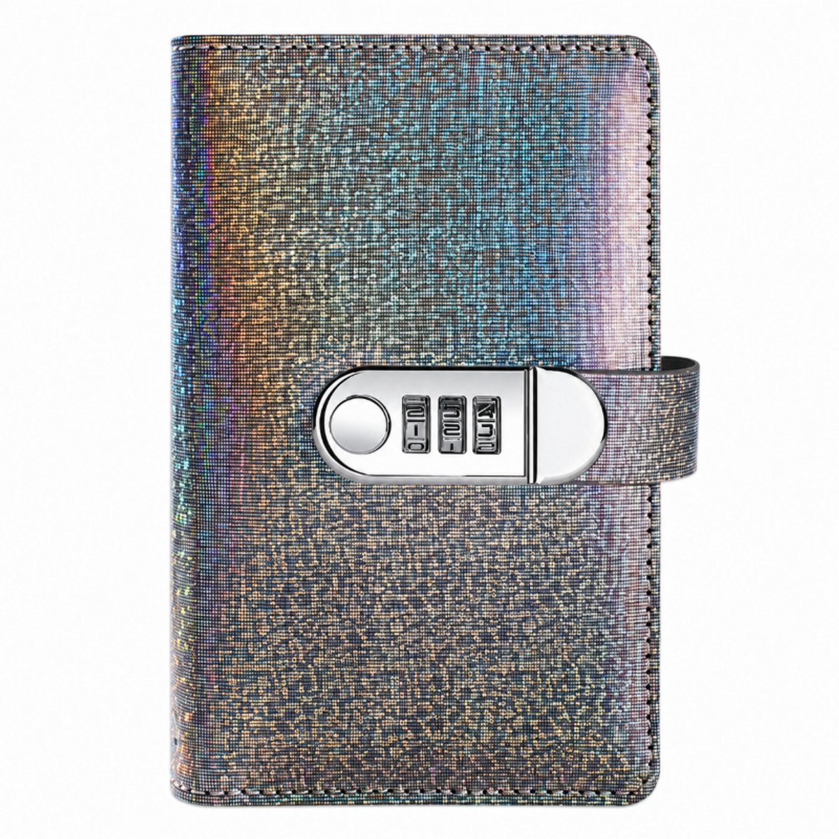 Bobypet - Budget Binder met Cijferslot - PU Leer Spaarboekje met Meerdere Vakjes -zwart - 10.9 x 17.8 cm