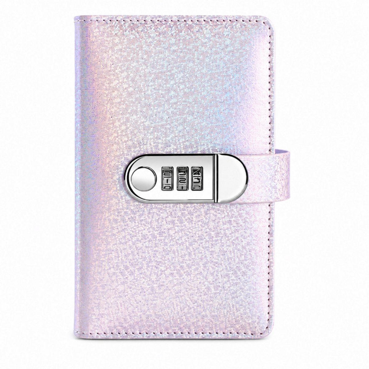 Bobypet - Budget Binder met Cijferslot - PU Leer Spaarboekje met Meerdere Vakjes - Paars - 10.9 x 17.8 cm