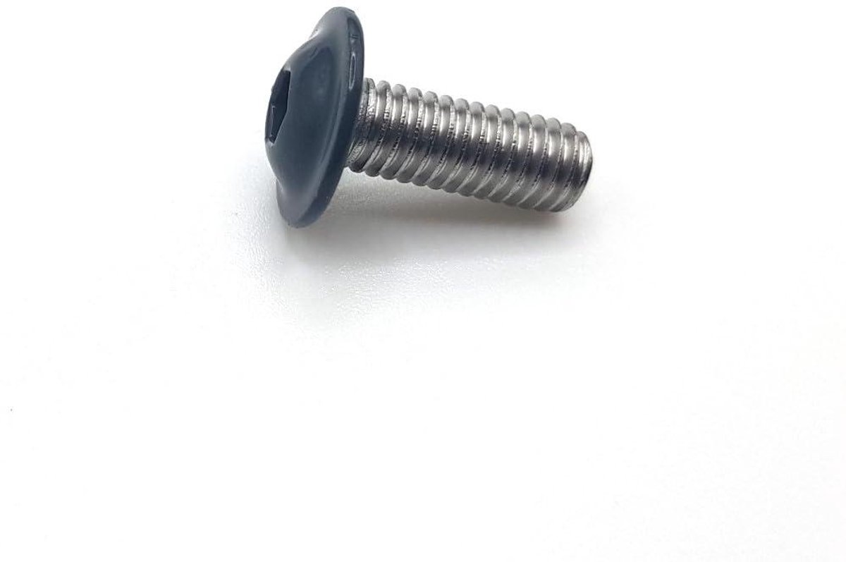 Metaalschroeven - Zeskantbouten - Bevestigen van materialen - Roestvrij staal A2 - M6 x 16 mm - Antracietgrijs