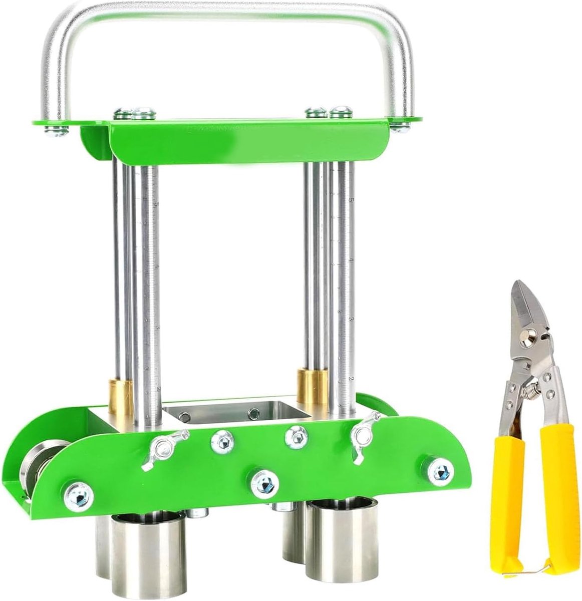 SnelShoppen - 3 Station Rim Roller Bender - Grote Radius Plaatmetaal Bead Roller Bender Brake met 8 Inch Schaar, 0-90° Buighoek, Staande Naad Dakbedek