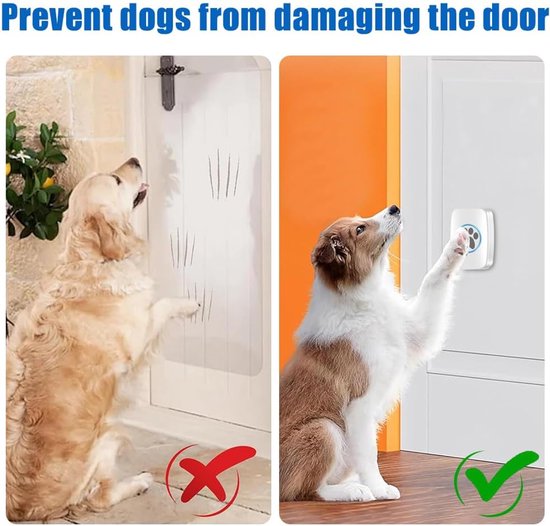 Draadloze Deurbel voor Honden en Katten met LED Flits en 60 Melodieën — afbeelding 4