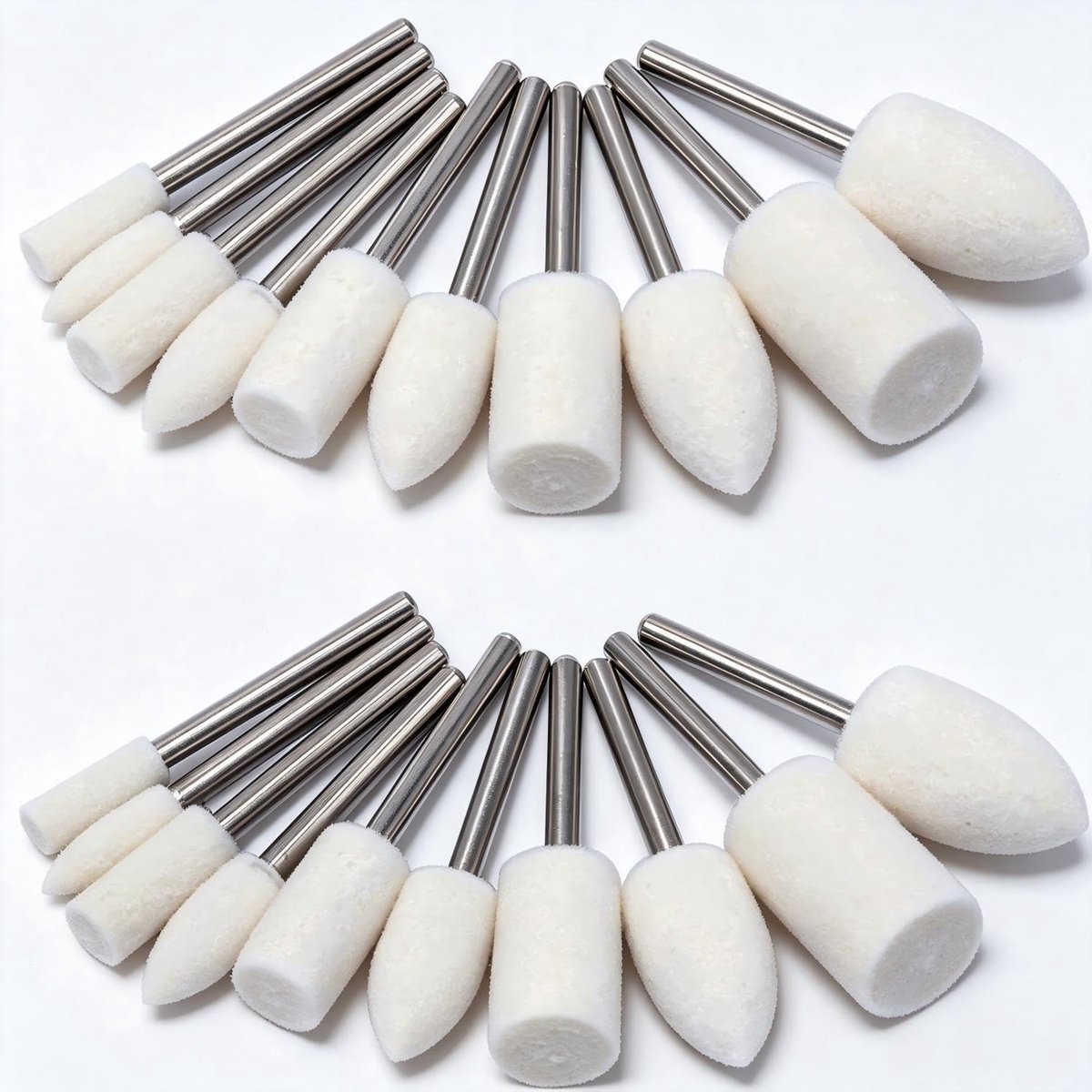 Pack of 24 Wool Felt Polishing Wheels, Mini Polishing Wheel Made of Felt, Polishing Wheel, Accessories for Polishing - ShopVlot