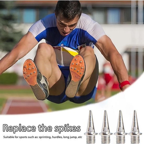 SnelShoppen - Golf Studs 16 Stuks - Professionele Stalen Sportpunten voor Atletiek - 12 mm - Ideaal voor Korte Afstanden en Training van Snelshoppen — afbeelding 4