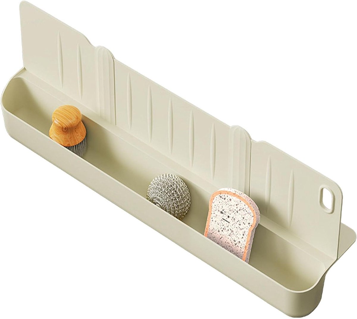 Spoelbak Spatscherm - Water Bar Keuken - Keuken Schoon Houden - Eenvoudige Installatie - 2.54 cm - Grijs