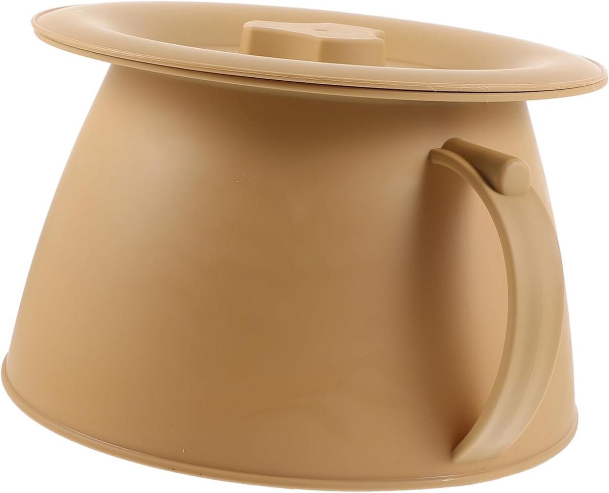 Spittoon Pot - Urine Emmer - Thuisgebruik - Met Deksel - 22 x 22 x 13.5 cm - Willekeurig