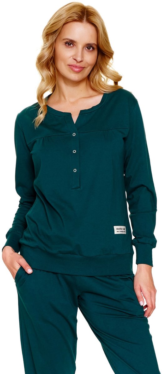 Doctor Nap Dames Pyjama Emerald PM.4349 36 / Groen