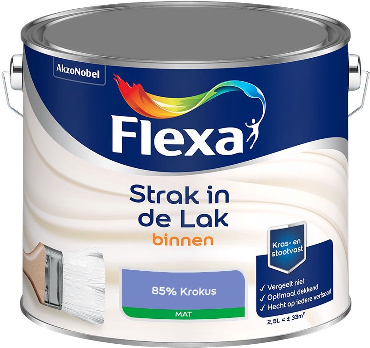 Flexa - Strak in de Lak Binnenlak Mat - 85% Krokus - Mengverf - 2.5 L