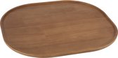 J-Line decoratie plateau - hout - bruin - large