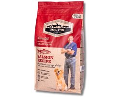 Dr. Pol Hondenvoer Graanvrij - Zalm - Bevat prebiotica - Hondenbrokken - 10 kg