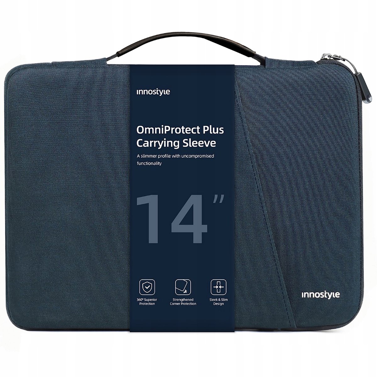Innostyle Laptoptas 13 14 Waterdichte Hoes Omniprotect Plus Blauw