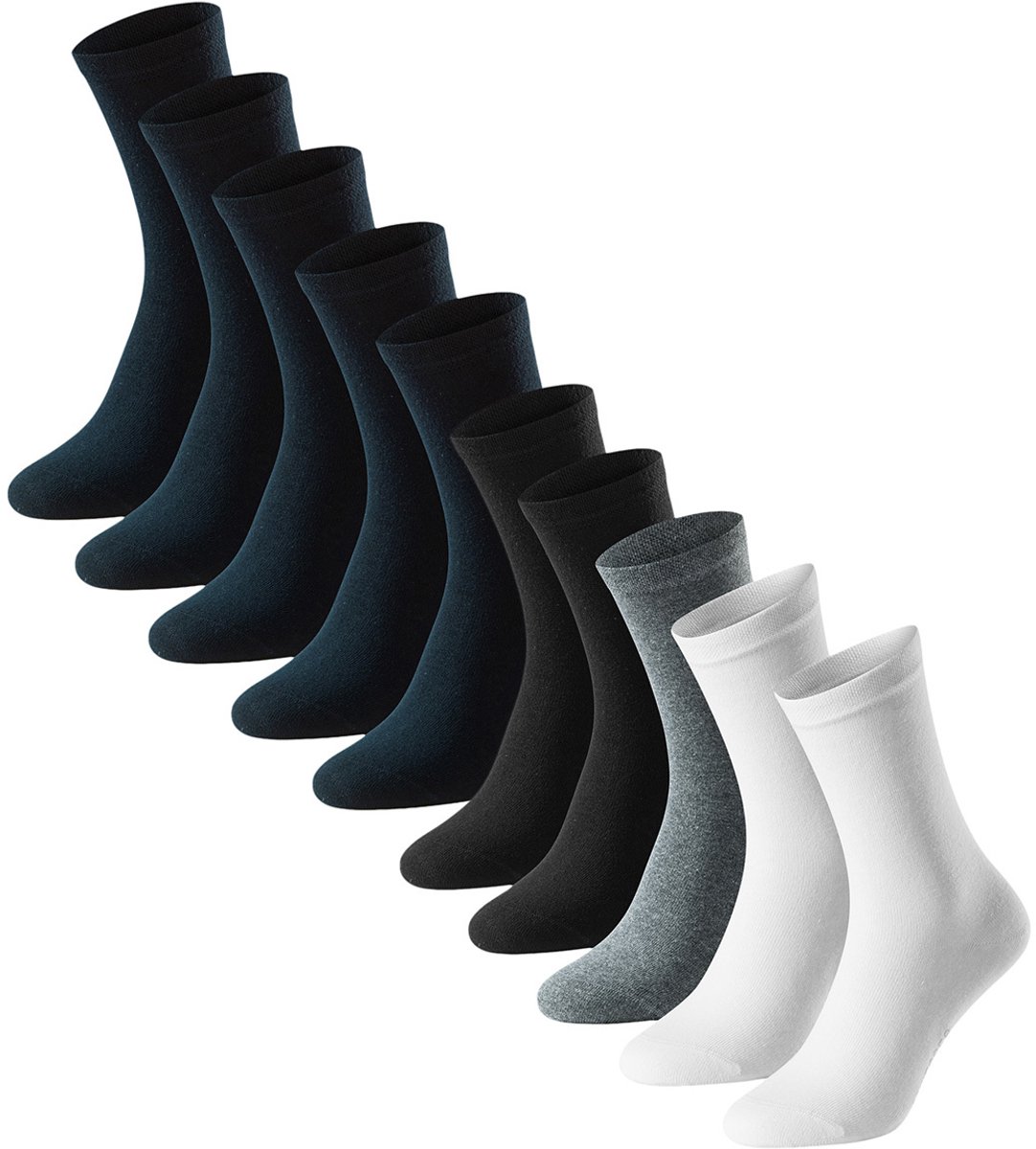 Schiesser Dames sokken 10 pack Bluebird