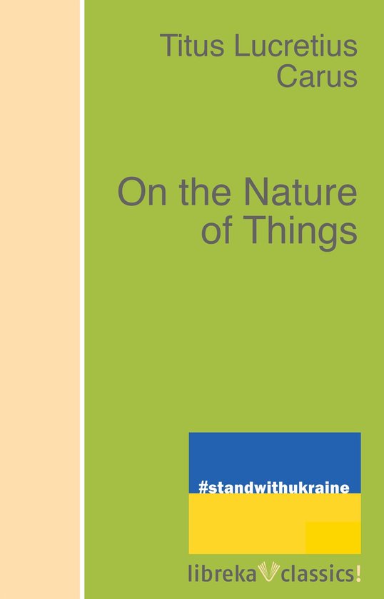 On the Nature of Things - cover