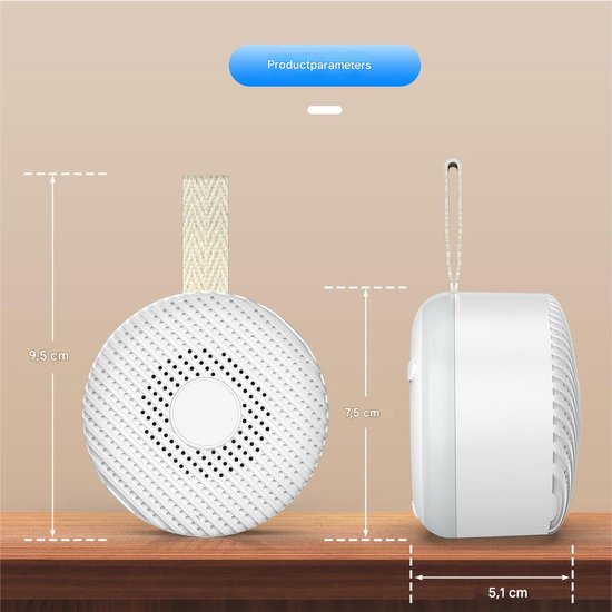 Gsedaox-White Noise Machine -Witte ruis - Slaaphulp -Volwassenen en Baby -24 Rustgevende Geluiden-Wit — afbeelding 5