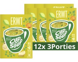 Knorr Cup A Soup - Erwt - zonder smaakversterkers, kleurstoffen en conserveermiddelen - 36 Porties