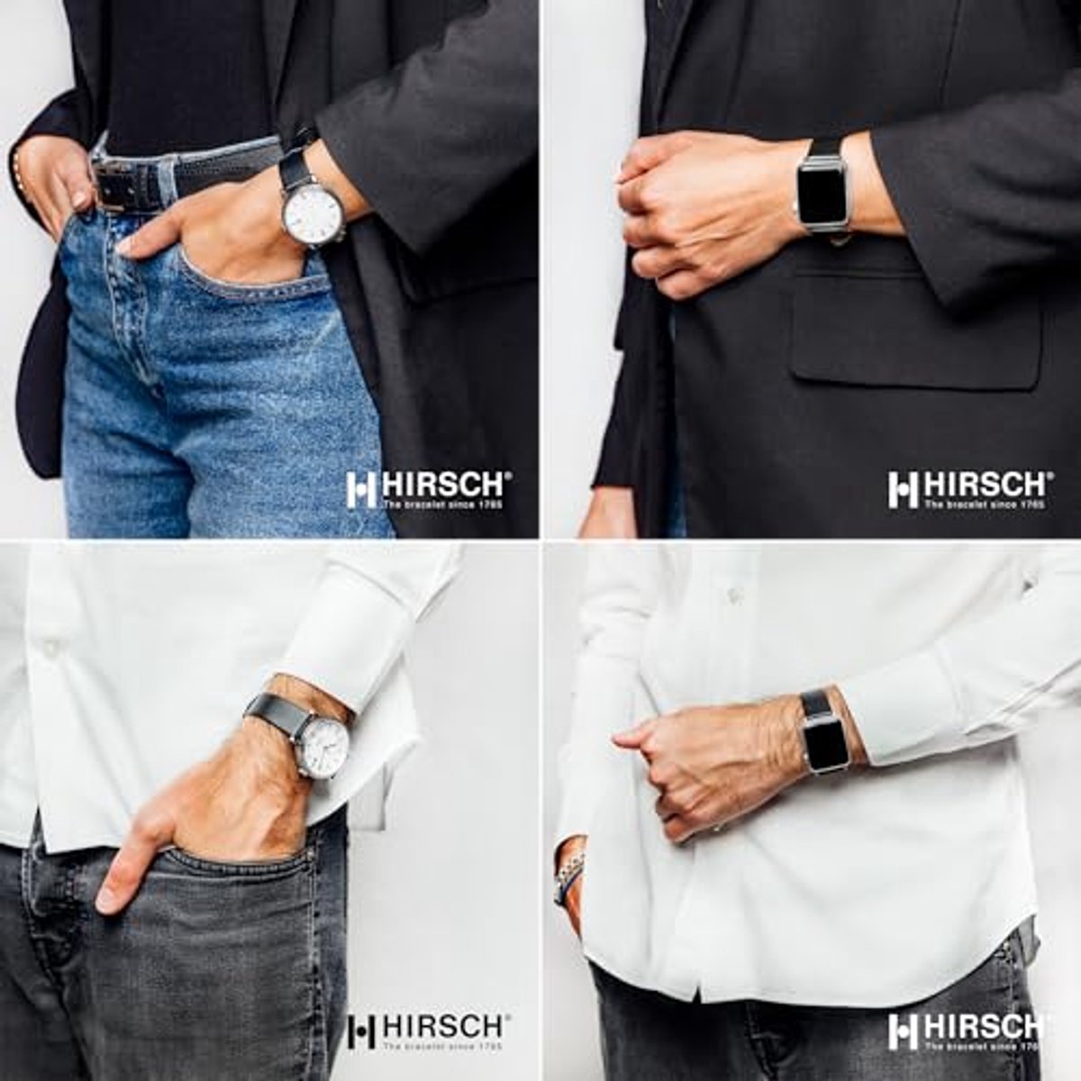 Elegante Horlogeband van Italiaans Leer voor Dames en Heren - Met Snelsluiting en Gereedschap