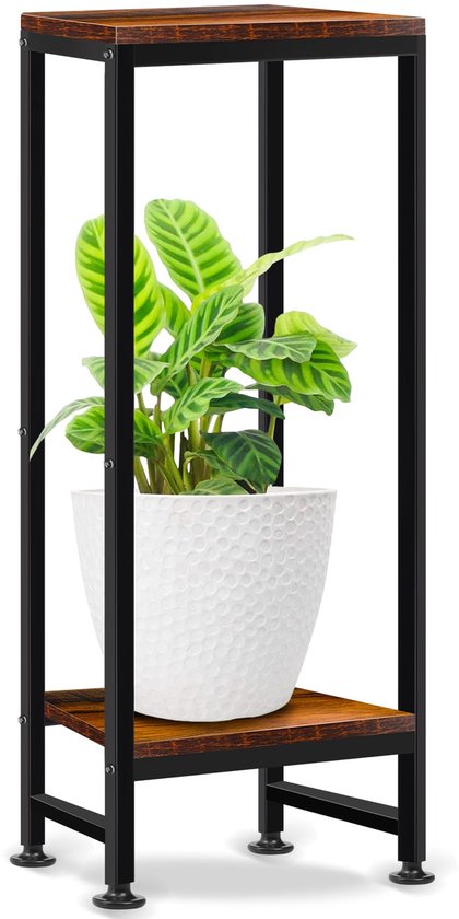 Bloemplank gemaakt van metalen 3 stappen Plantenplank Florale Trap