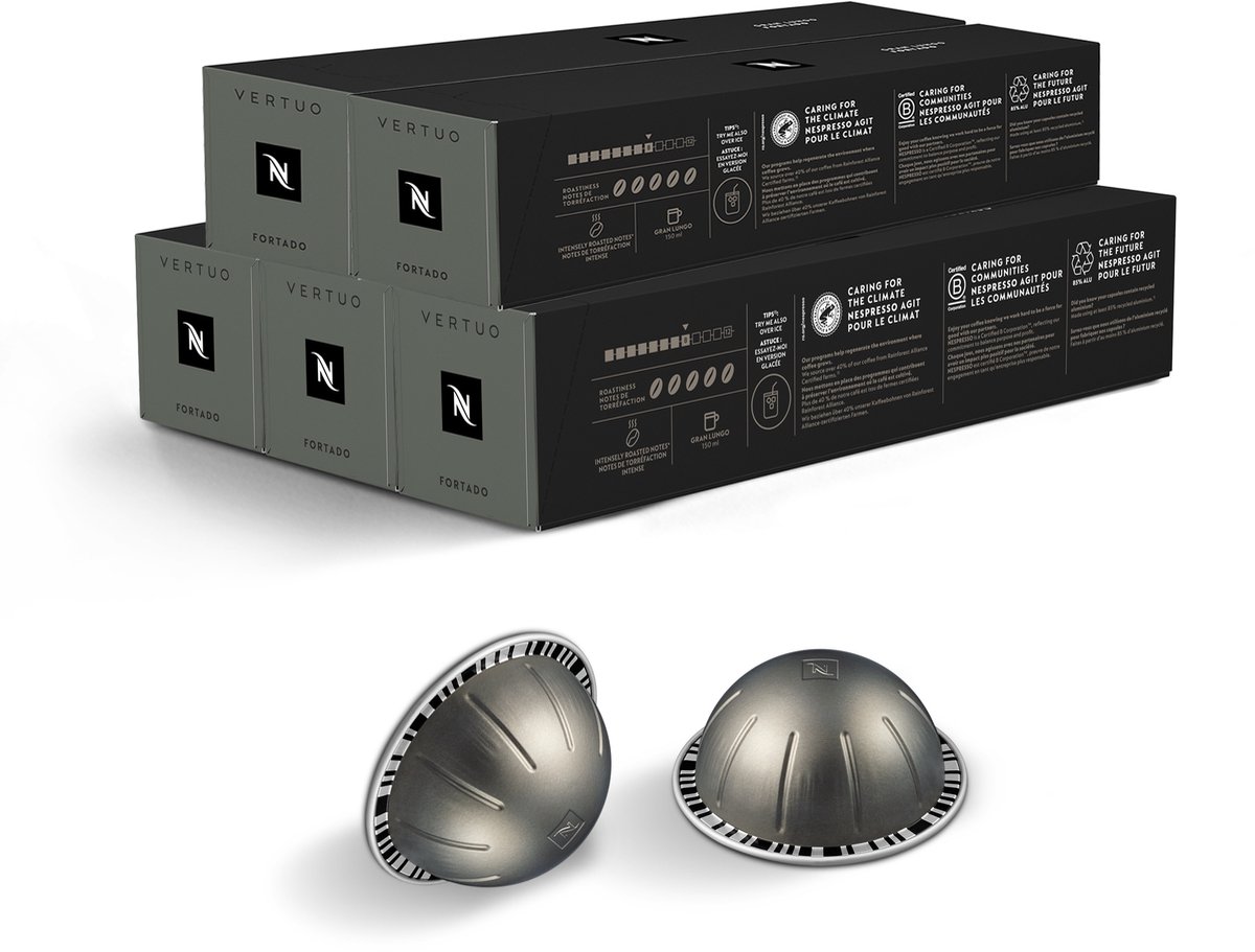 Nespresso Vertuo Koffiecups Fortado 50x capsules