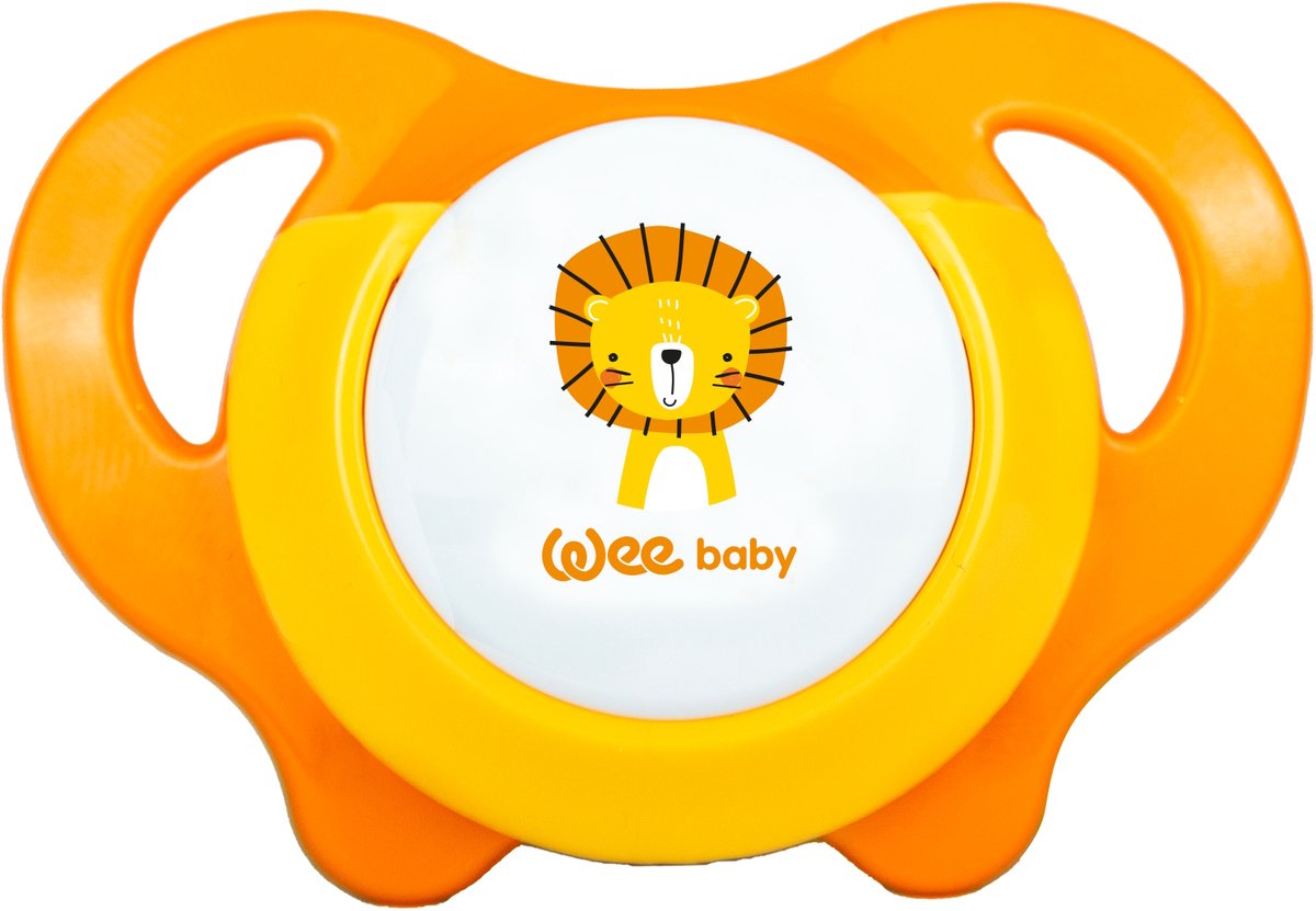 Weebaby Safari Leeuw No.2 6-18 mnd Vlinder Siliconen Fopspeen