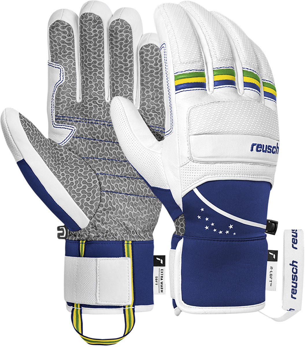 Reusch Fingerhandschuhe Lucas Braathen Wit