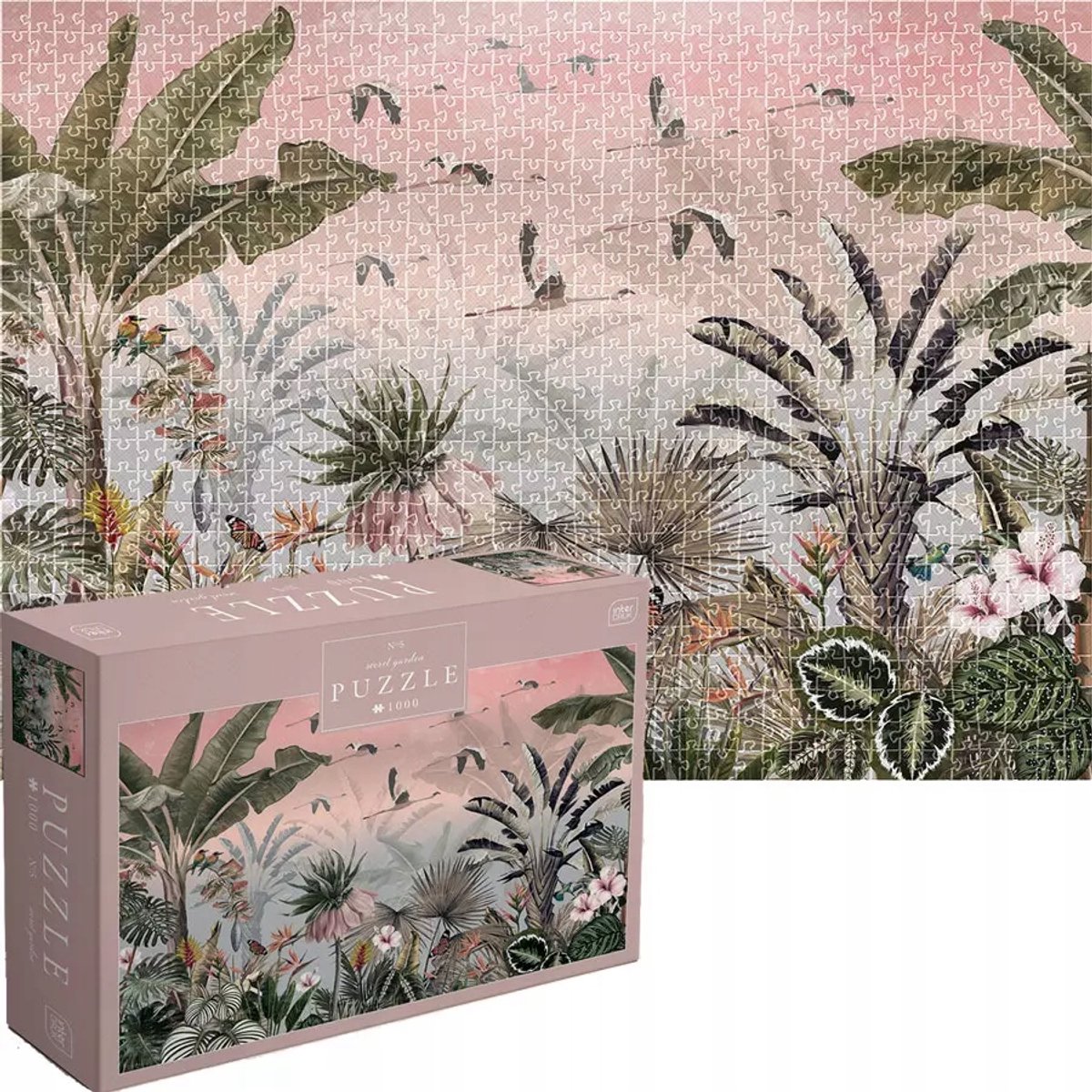 PUZZLE - 1000 STUKJES - Interdruk Puzzel Geheime Tuin - GERONIMO GAMES