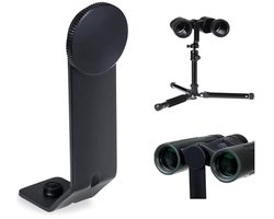 Verrekijker statiefadapter, universele statiefbevestiging, 1/4 inch metalen beugel voor dak en porroverrekijker, ideaal voor vogels kijken en wildlife observatie