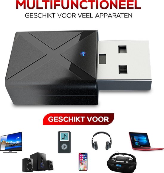 Luving™ - M138 - 2 in 1 USB Bluetooth Zender & Ontvanger - Wireless Transmitter & Receiver - Handsfree Bellen - Audio Adapter van Luving — afbeelding 3