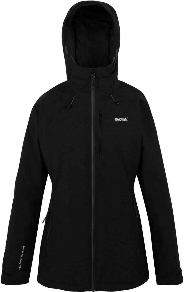 Regatta Highton Stretch Padded Jas Dames Zwart