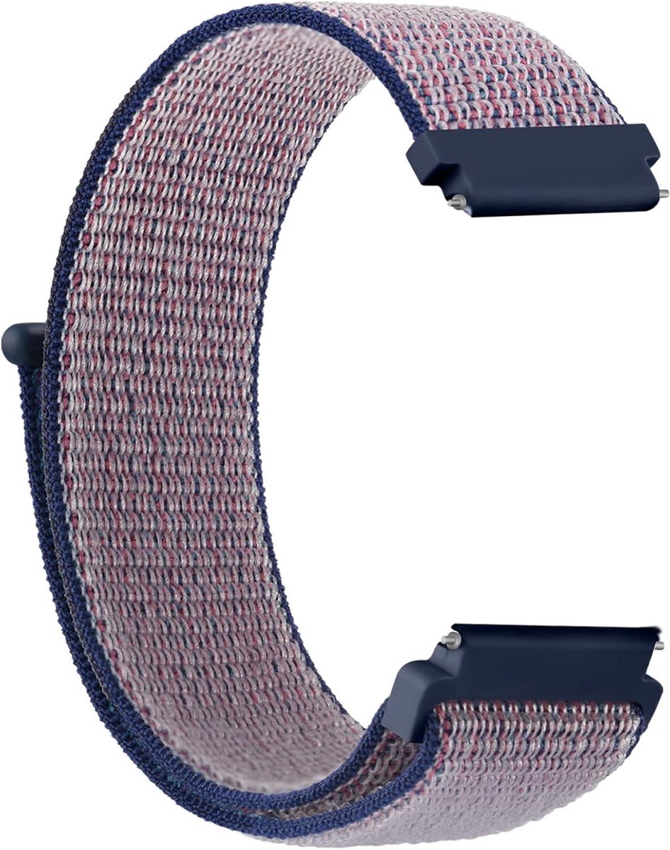 Thelau - - Nylon horlogebandje 20 mm voor smartwatches 40 mm en 44 mm-45 mm, uniseks - Horloge accessoire met universele pasvorm