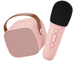 Lalarma Karaoke set - Bluetooth microfoon en luidspreker - Roze