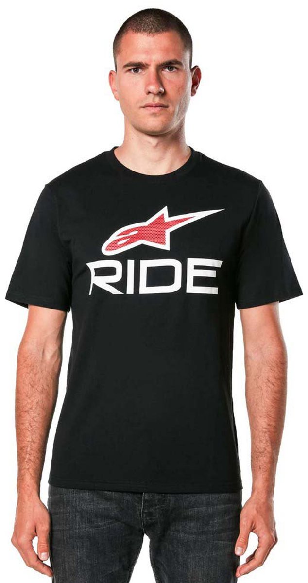 T-shirt Alpinestars Ride 4.0 Zwart