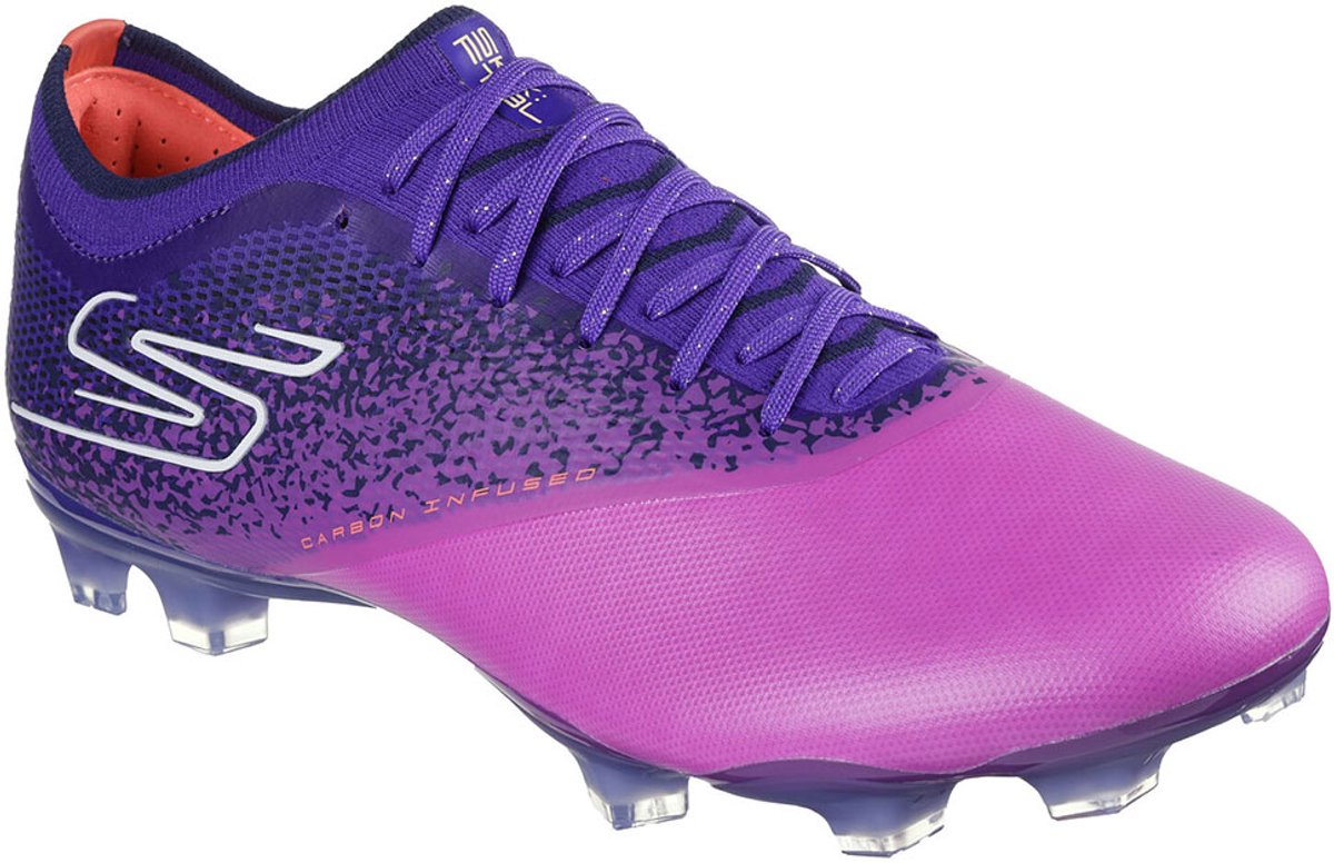 Skechers Razor voetbalschoenen in paars, EU 42 1/2, lichtgewicht met HYPER BURST PRO™ technologie voor optimale snelheid.