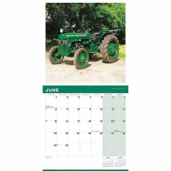 Vintage Tractors Kalender 2026