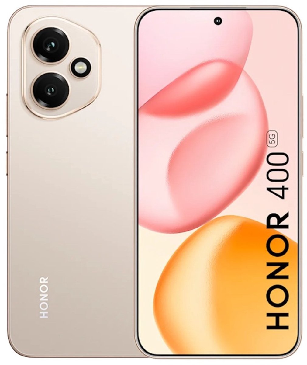 Honor 400 16,6 cm (6.55") MagicOS 9.0 5G 8 GB 256 GB 5300 mAh Goud